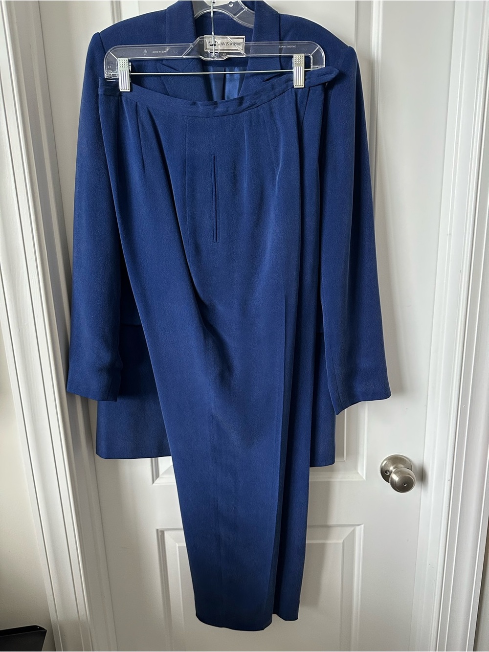 Travis Ayers Deep Royal Blue Women's Dress Pantsuit